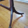 Mahogany dining table with fold-out leaf Image 4