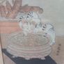 Cat Pawing at Fish, framed print, D18 Image 3