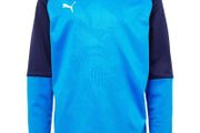 Puma Junior Cup Training Sweat Core Electric Blue New