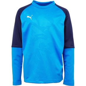 Puma Junior Cup Training Sweat Core Electric Blue New
