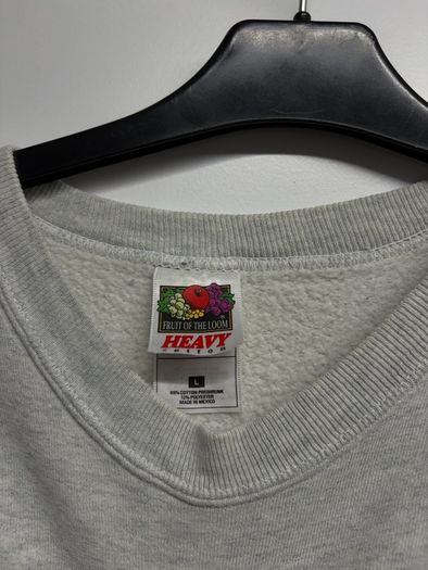 Vintage Fruit of the Loom College Sweatshirt Grey
