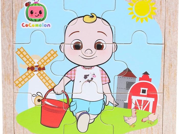 My First Puzzles - Pack of 2 Wooden Jigsaw Puzzles - Toddler Toys - Age 18 Months +