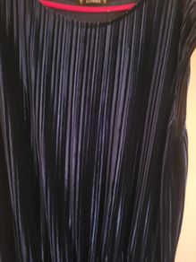 Navy velvet dress size 16