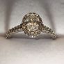 Diamond platinum ring Image 2