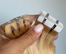 Tape Slavic hair extensions 18"