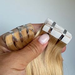 Tape Slavic hair extensions 18"