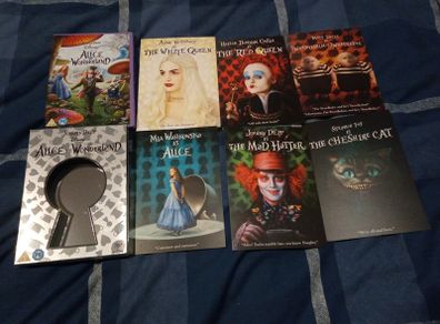 Alice in wonderland special edition with 6 mini posters
