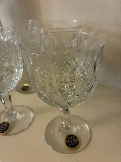 Vintage Thomas Webb Crystal Decanter & Glasses Set