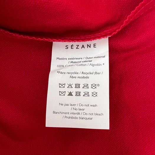 Sezane limited edition red LOVE tote bag
