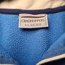 womens CRAGHOPPERS fleece Quarter zip top sweater jumper Size UK 14 EU 40 light blue white Image 5