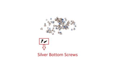 For iPhone 8 4.7" Full Complete Screw Set Repair Fix With 2 Silver Bottom Screws - FHT31IPFC