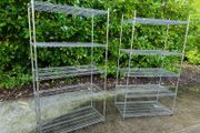 Stainless Steel Shelving Chrome Grid - Stainless Steel - Very Sturdy