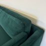 Dark Green Velvet 3-seater sofa, perfect condition Image 6