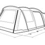 Outwell Hornet 5 Air Beam Tent New Image 10