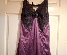 Satin/lace lingerie