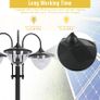 Solar Lamp Post Street Light with Planter Automatic Image 3