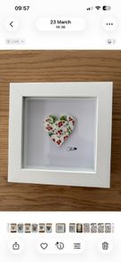 Handmade framed Mosaic Heart