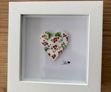 Handmade framed Mosaic Heart