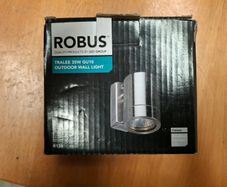 Robus Wall Light Brushed Chrome GU10 35W R135