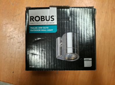 Robus Wall Light Brushed Chrome GU10 35W R135