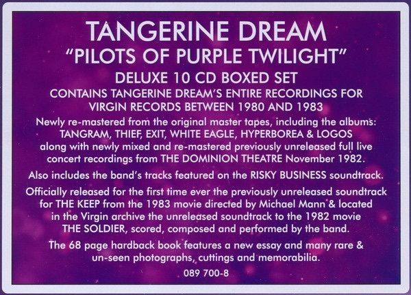 TANGERINE DREAM  |  Pilots Of Purple Twilight