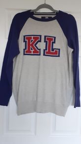 Karl Lagerfield fine knit wool jumper L