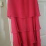 Plus size wedding  guest  dress in coral . Image 5