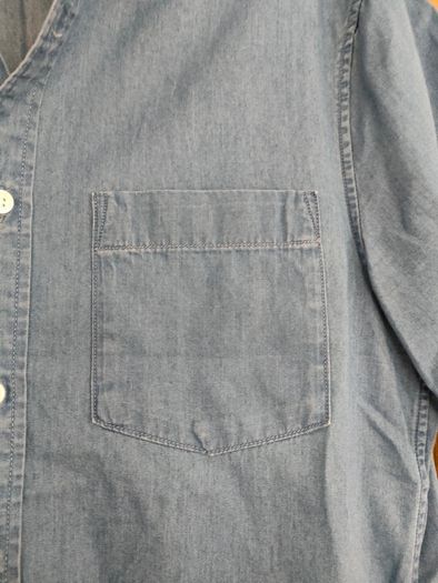 Lightweight denim men's shirten's shirt