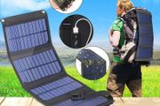 2022New Solar Panel 20W Camping Equipment Portable Solar Chargers Waterproof Camping Supplies Survival Gadgets