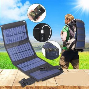 2022New Solar Panel 20W Camping Equipment Portable Solar Chargers Waterproof Camping Supplies Survival Gadgets