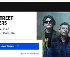1 x Manic Street Preachers (Tonight)
