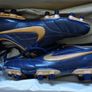 Football Boots Nike Air Legend Tiempo Blue/Gold (2006) Size 7.5UK FG Image 6