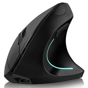Vertical Mouse Ergonomic 2.4GHz Wireless Optical Mice 3 Adjustable DPI 800/1200/1600 6 Buttons for Laptop PC Computer Desktop