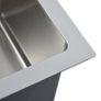 Handmade Kitchen Sink with Strainer Stainless Steel Image 6