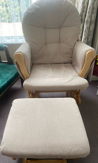 Babylo Nursery Rocking Chair and Stool