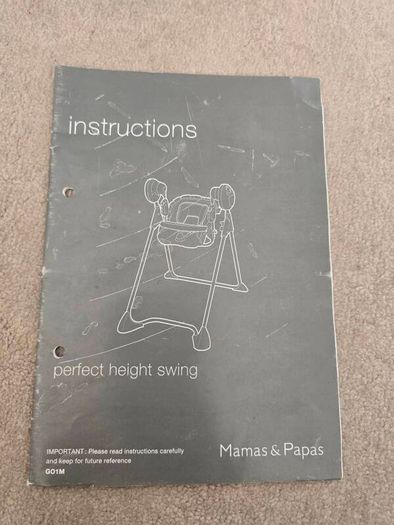 Mamas & Papas Perfect Height Swing