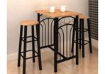 1 Bar Table and 2 Stools Home Kitchen Restaurant Bar Set  - FREE DELIVERY NATIONWIDE