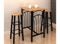 main image for ad 1 Bar Table and 2 Stools Home Kitchen Restaurant Bar Set  - FREE DELIVERY NATIONWIDE