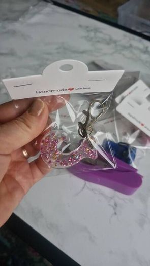SALE / Handmade resin keyrings