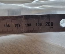 MikronTec 2m Stainless Steel Metric Ruler