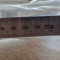 MikronTec 2m Stainless Steel Metric Ruler