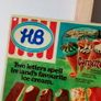HB Ice Cream tin metal sign "FREE POST" Image 2