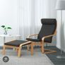 Armchair and footstool Image 3