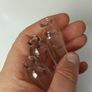 430 - Set of 3 Vintage Vials Collectible Decorative Bottles Image 3