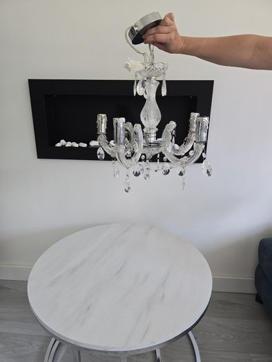 Marie Therese 5 Light Clear  Chandelier