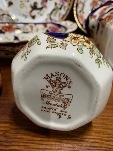 10 piece Masons Ironstone Collection.