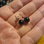 Vintage Black Earrings Image 2