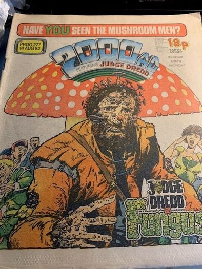 2000 AD Featuring Judge Dredd Prog 277- 14th Aug1982- IPC Magazines