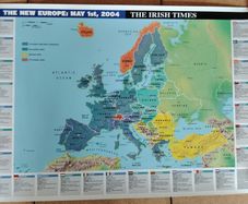The New Europe: May 1st, 2004 Official EU Enlargement Map