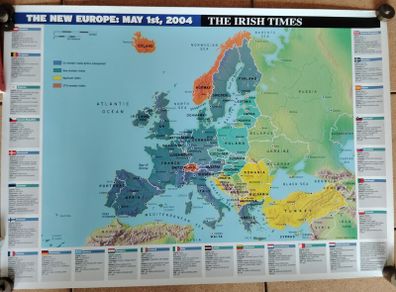 The New Europe: May 1st, 2004 Official EU Enlargement Map